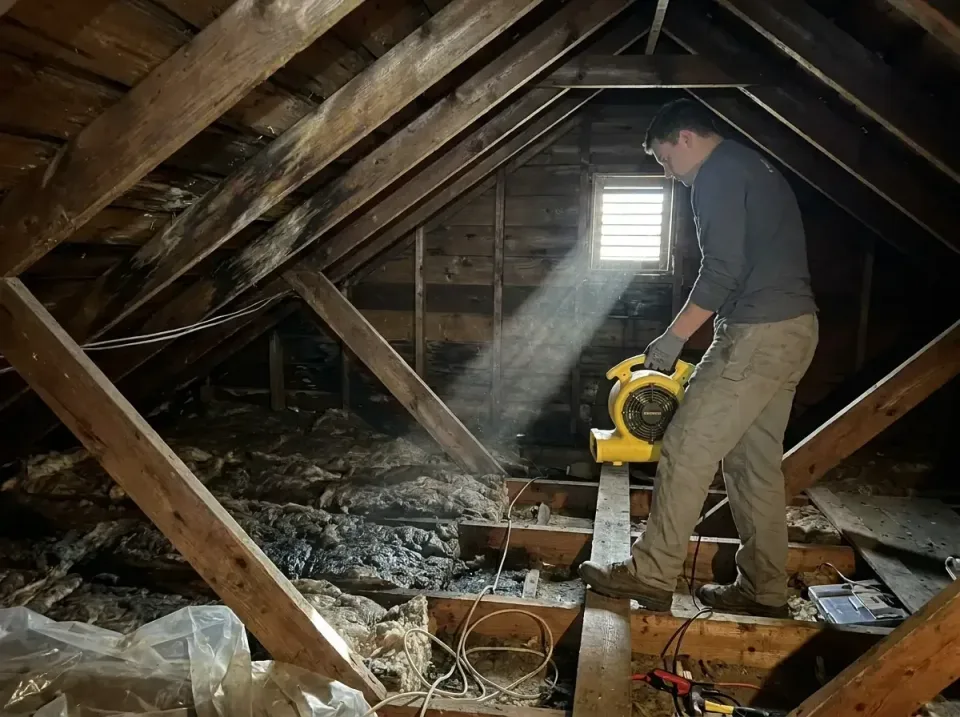 attic-water-damage-drying-proc-007 — frequently asked questions, Emergency Water Extraction & 24/7 Flood Response in Portlan…